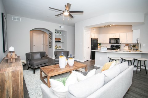 Open Concept Living Space at Emblem Alpharetta, Alpharetta, GA