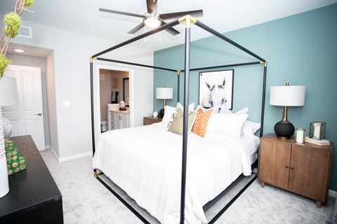 Bedroom at Emblem Alpharetta, Alpharetta, GA