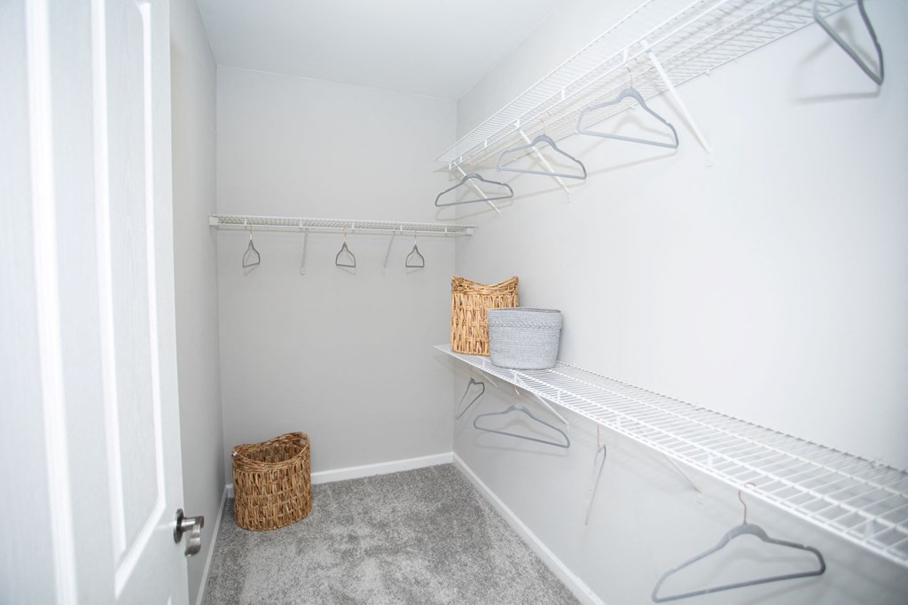 Apartments with walk-in closets at Emblem Alpharetta, Alpharetta, GA, 30009
