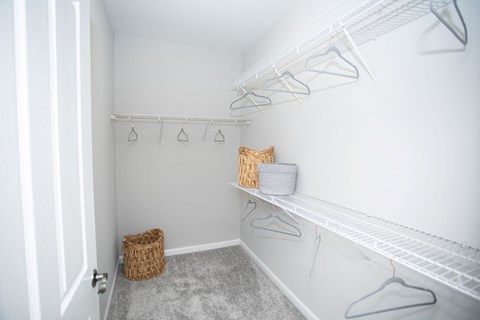 Walk-In Closet at Emblem Alpharetta Apartments, Alpharetta, 30009