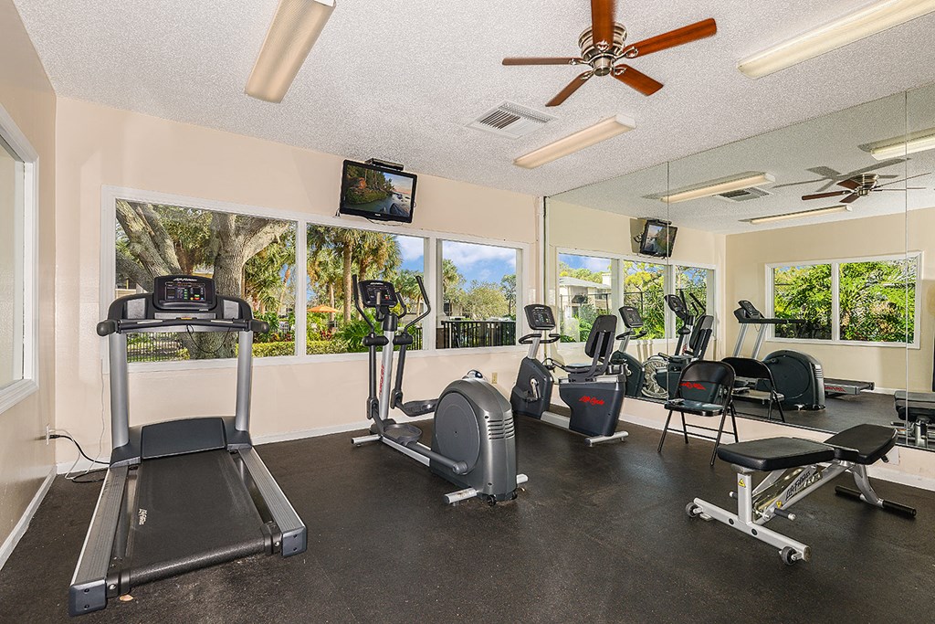 Fitness cente at Lakes at Suntree, Florida