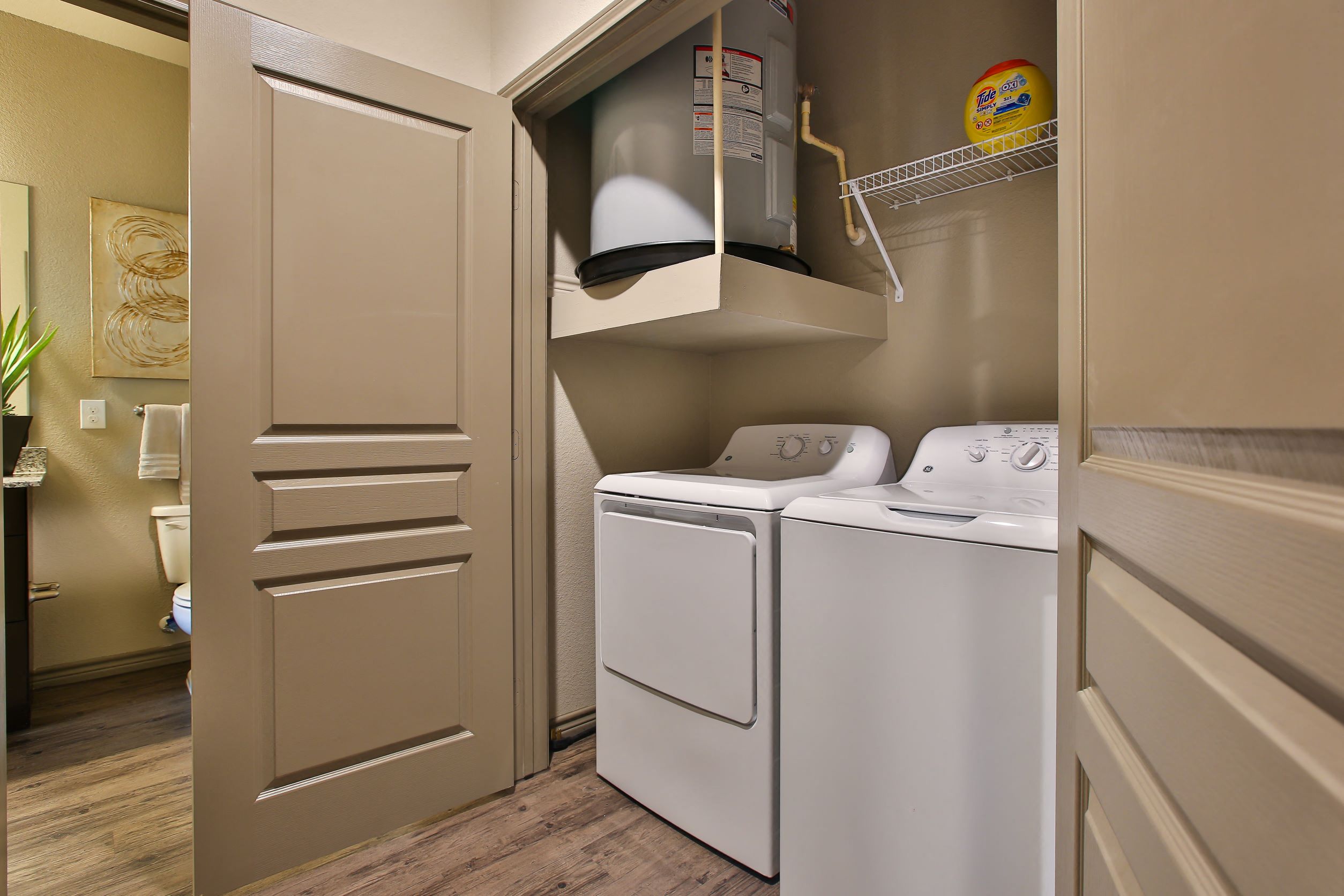 In-home washer and drye at The Legend, Waco, 76712