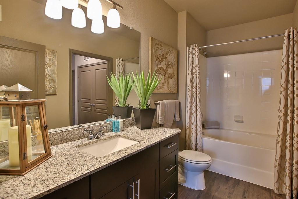 Bathroom at The Legend, Waco, Texas