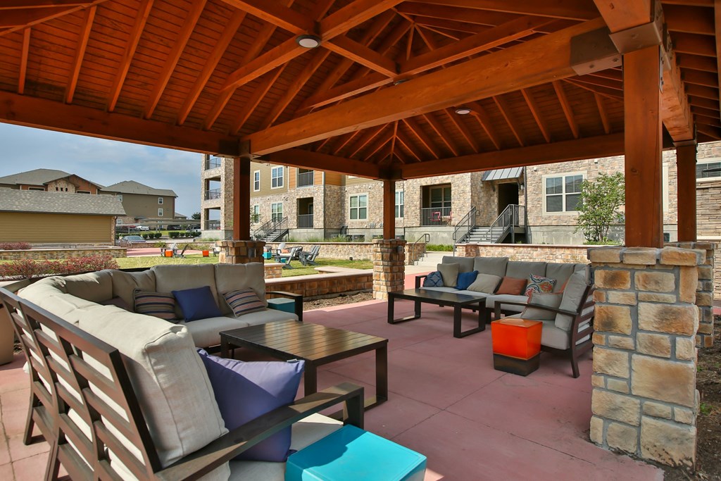 Outdoor Lounge Area at The Legend, Waco, Texas