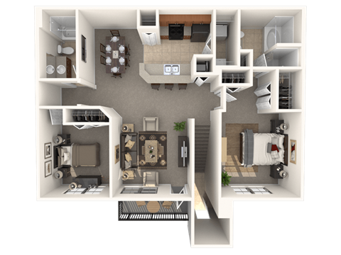 Radford Floor Plan at Estates at Heathbrook, Ocala, FL