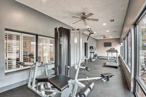 Fitness center at Randolph Park, North Carolina