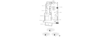Suite 4 Floor Plan at Element, Florida, 33602