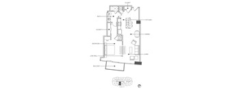 Residence 6 Floor Plan at Element, Tampa, FL, 33602