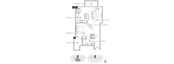 Residence 9A Floor Plan at Element, Florida, 33602