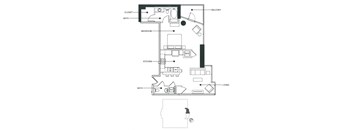 Flat Floor Plan at Element, Tampa, 33602