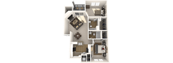 Riverside / Van Gogh Floor Plan at Museo, Austin