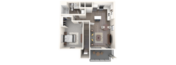 Sandia Floor Plan  at Altitude at Vizcaya, Santa Fe