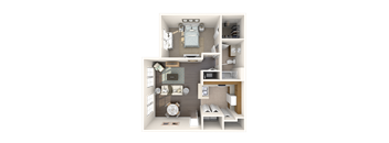Seagrape Floor Plan at Floresta, Jupiter, Florida