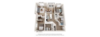 K1 Floor Plan at SoRoc On Maine, Rochester