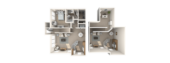 St Croix with Loft Floor Plan at Bay Harbor, Fort Myers