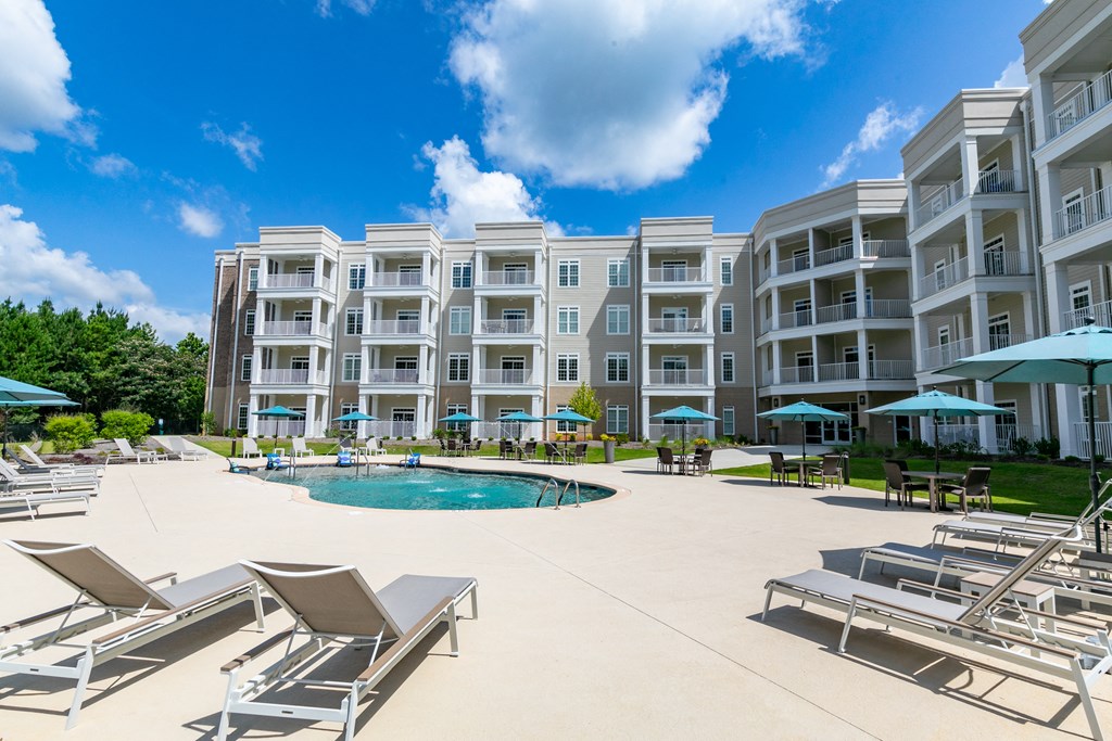 Community pool  at The Station at River Crossing, Macon, Georgia