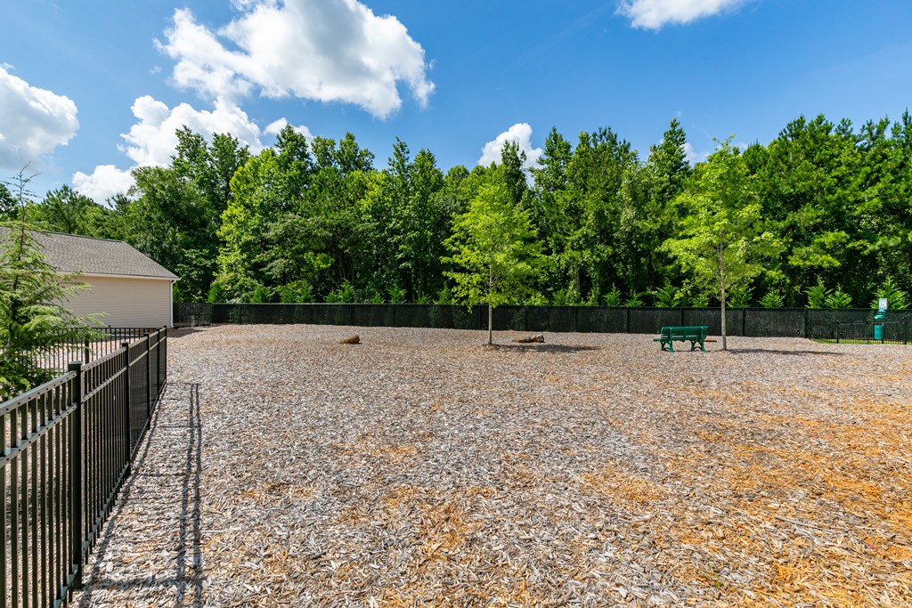 Pet park at The Station at River Crossing, Macon, GA, 31210