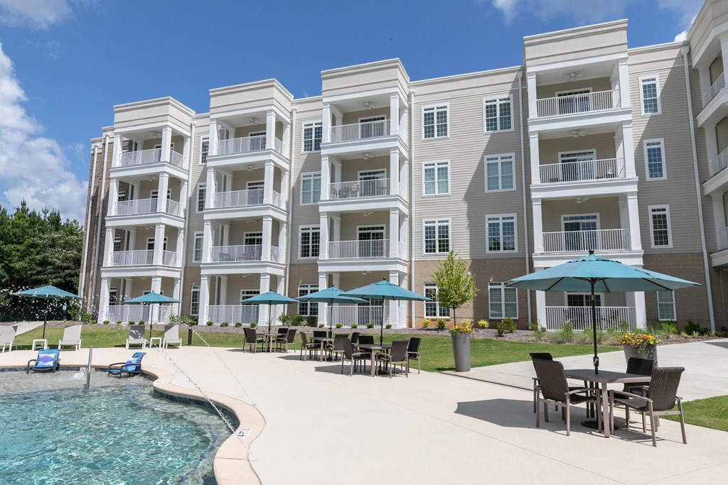 Community pool at The Station at River Crossing, Macon, Georgia