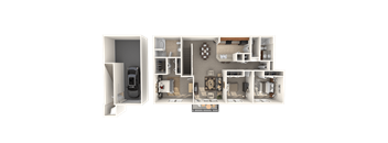 Steeplechase Floor Plan at Estates at Heathbrook, Florida