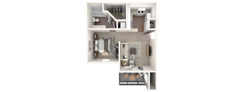 The Lamar Classic Floor Plan at Monterey Ranch, Austin, TX, 78749