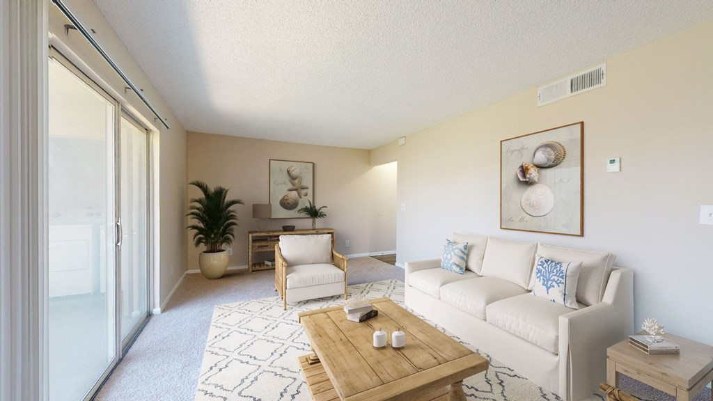 Living Room at The Brittany, Indialantic
