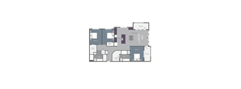 The Centennial Floor Plan at Glenn Perimeter, Atlanta, Georgia