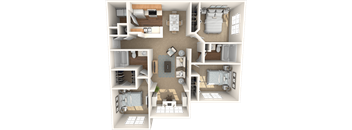 The Dogwood Floor Plan at Grandeville on Saxon, Orange City, Florida