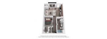 A1 Floor Plan at Maven on Broadway, Rochester, MN, 55904