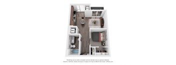 A2 Floor Plan at Maven on Broadway, Rochester, 55904