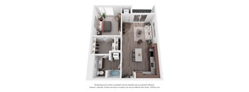 B10 Floor Plan at Maven on Broadway, Rochester, 55904