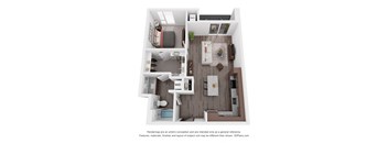 B11 Floor Plan at Maven on Broadway, Rochester, Minnesota