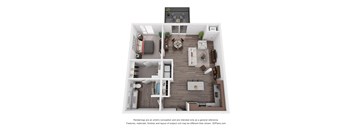 B12 Floor Plan at Maven on Broadway, Rochester, MN, 55904