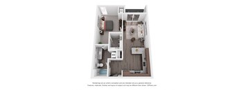 B2 Floor Plan at Maven on Broadway, Minnesota, 55904