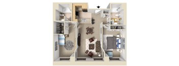 The Molino Floor Plan at Bigelow Commons, Enfield, CT