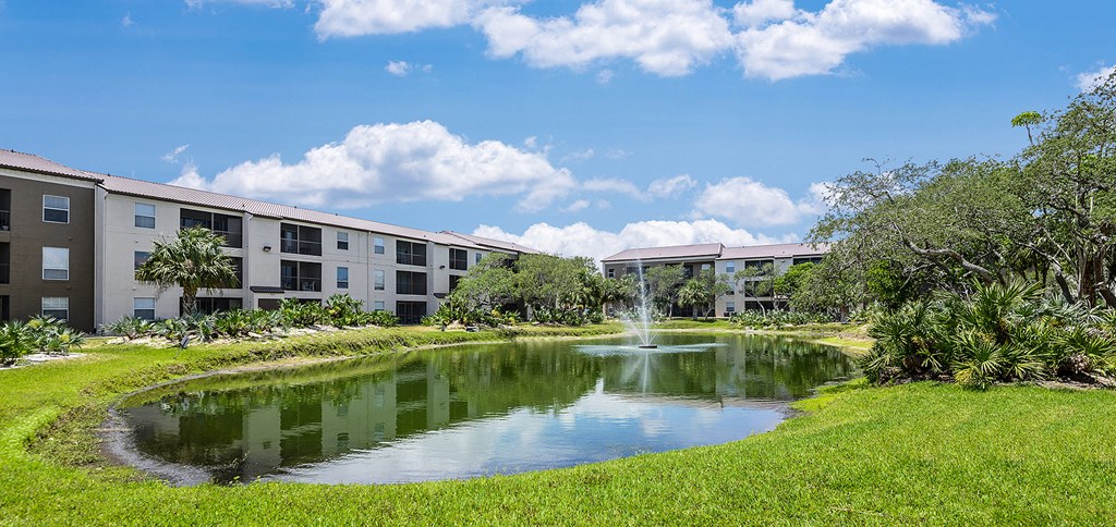 Select apartments offer water views at The Brittany, Indialantic, FL, 32903