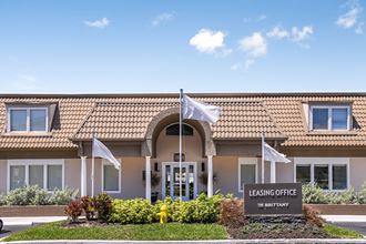 Leasing office entrance | The Brittany