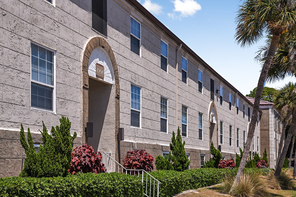 Apartment exterior at The Brittany, Indialantic, FL