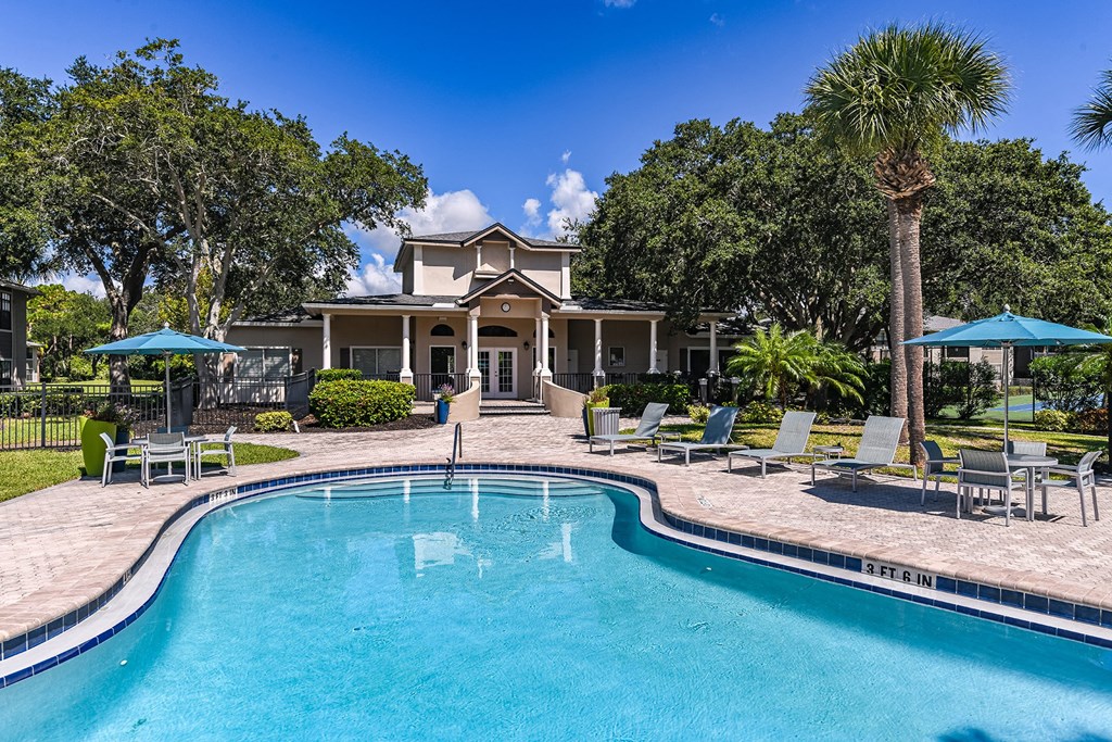 Pool & Clubhouse at Lakes at Suntree, Melbourne, Florida