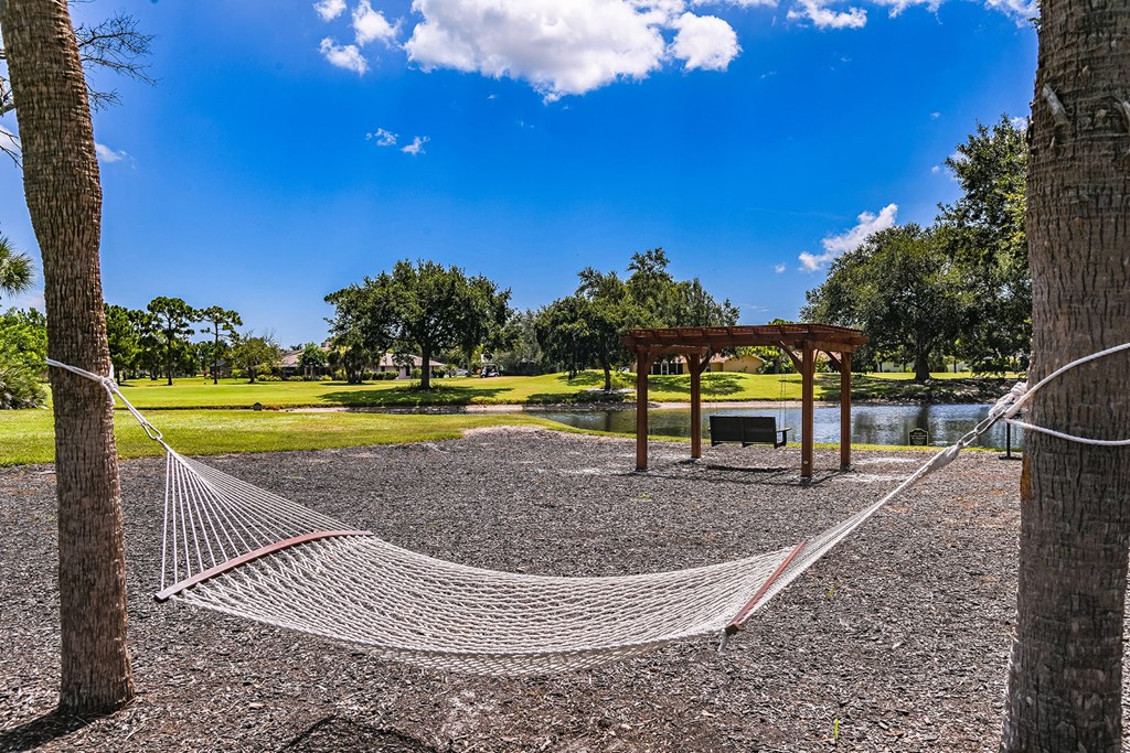 Relax in the hammock  at Lakes at Suntree, Melbourne, FL, 32940