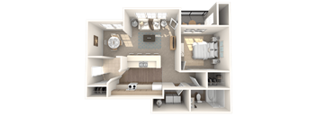 Topaz Floor Plan at Ashlar, Florida, 33907