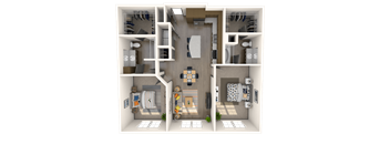 Tuscany Alt Floor Plan at The Rialto, Orlando, FL, 32819