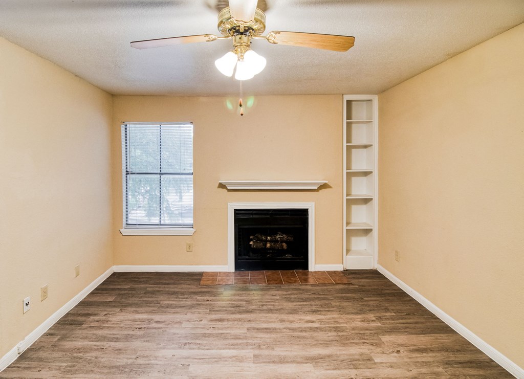 Living Room at Village Oaks Apartments, Austin, Texas
