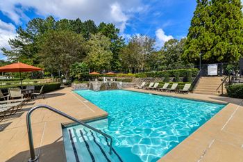 shimmering swimming pool at 670 Thornton, Lithia Springs, Georgia