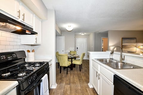 a kitchen and dining area at 670 Thornton, Lithia Springs, 30122