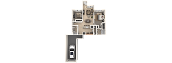 Wellington Floor Plan at Estates at Heathbrook, Florida, 34474