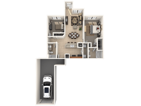 Wellington Floor Plan at Estates at Heathbrook, Florida, 34474
