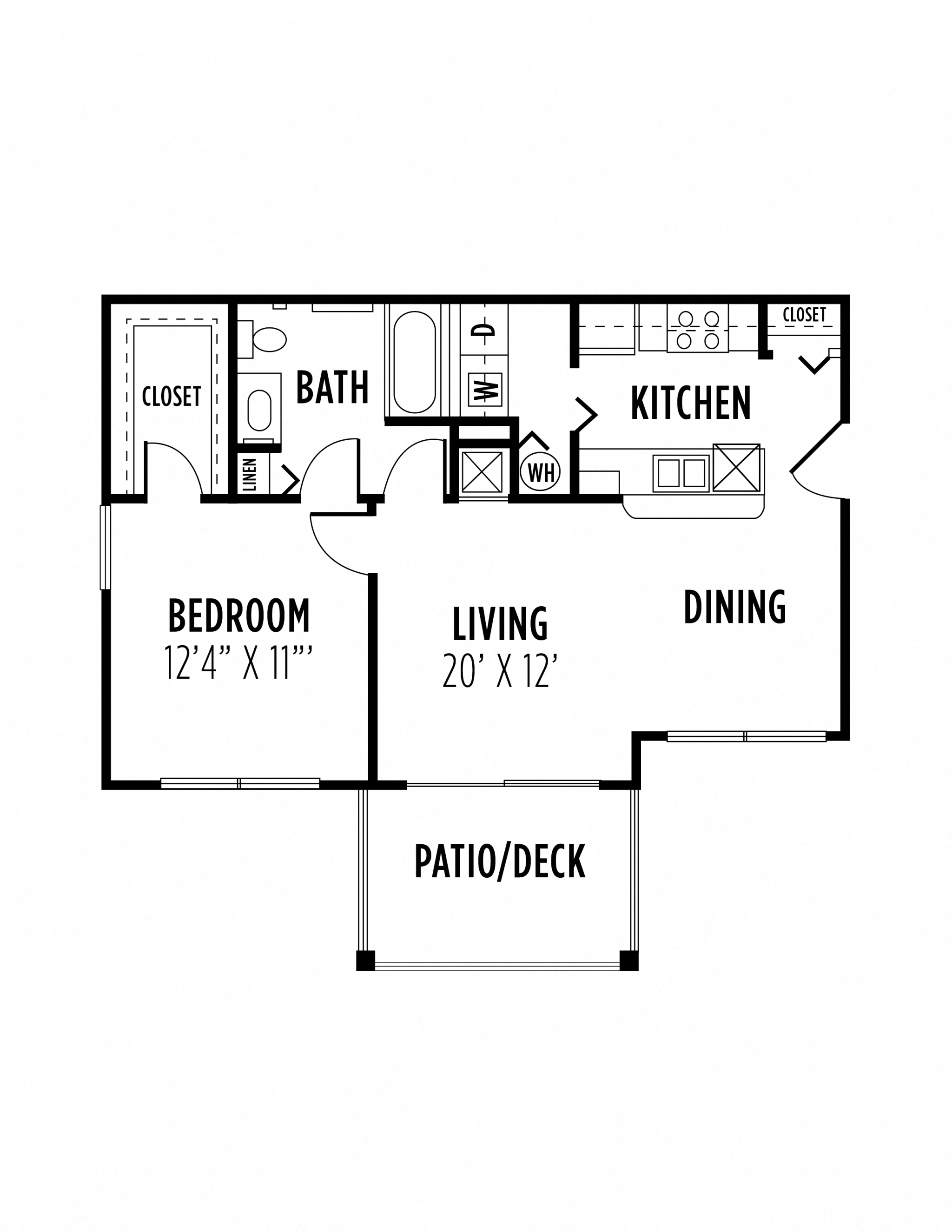 The Willow Floor Plan at Bella Vista on Park, Plant City