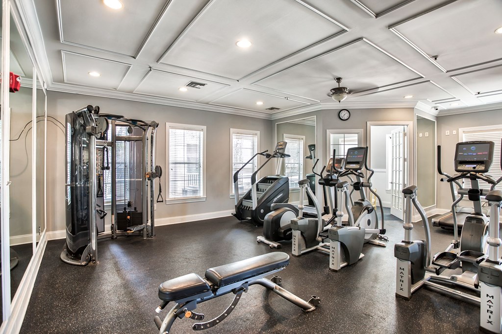 Fitness center at Yacht Club, Bradenton, Florida