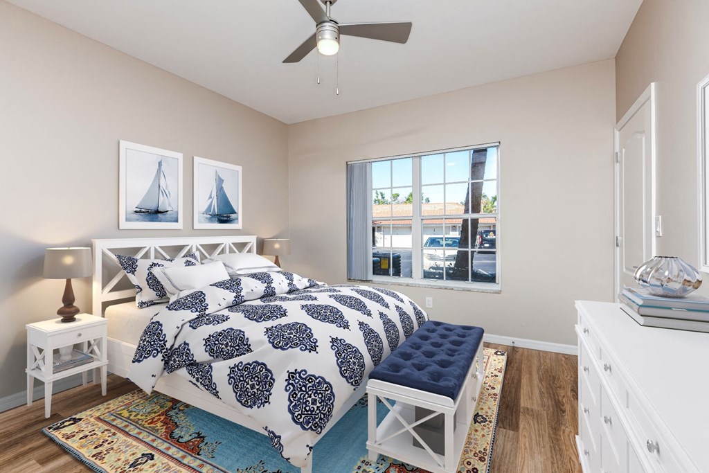 Bedroom at Bay Breeze Villas, Florida, 33908