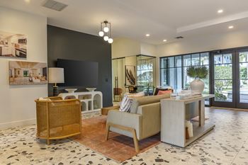 A modern clubhouse at Floresta, Jupiter, Florida